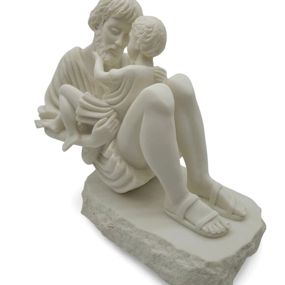 Rare FATHER 1999 Signed SCULPTURE By Timothy P. Schmalz 8 x 6.5" - Picture 2 of 13